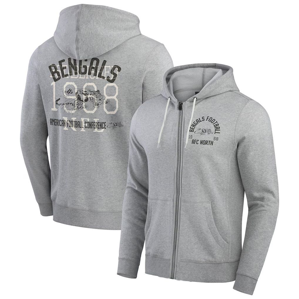 Men 2026 Nike NFL Cincinnati Bengals hoodie grey 07